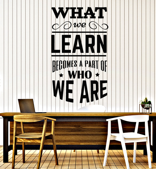 Vinyl Wall Decal School Classroom Quote Phrase Lettering Words Stickers Mural (g2722)