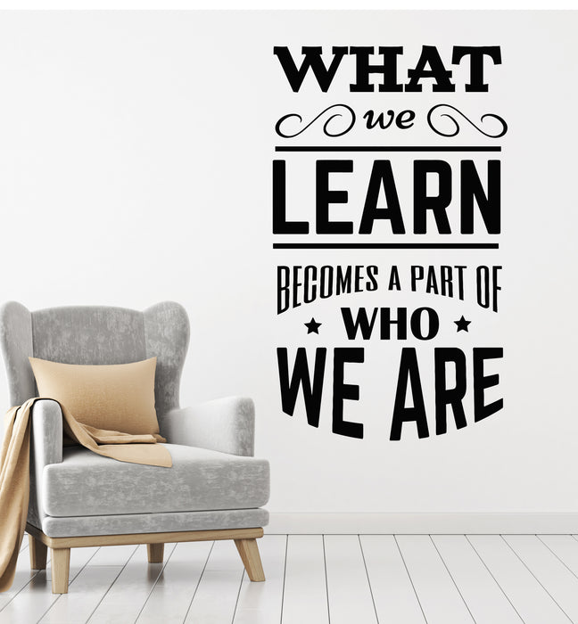 Vinyl Wall Decal School Classroom Quote Phrase Lettering Words Stickers Mural (g2722)