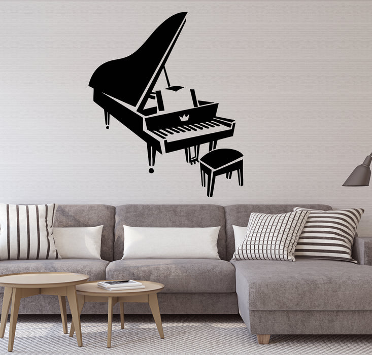 Vinyl Decal Piano Music Musical Instrument Art Wall Stickers Mural Unique Gift (ig2787)