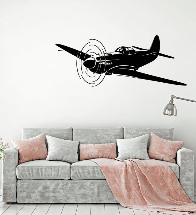 Vinyl Wall Decal Aircraft Plane Aviation Pilot Sky Child Room Stickers Mural (g2230)