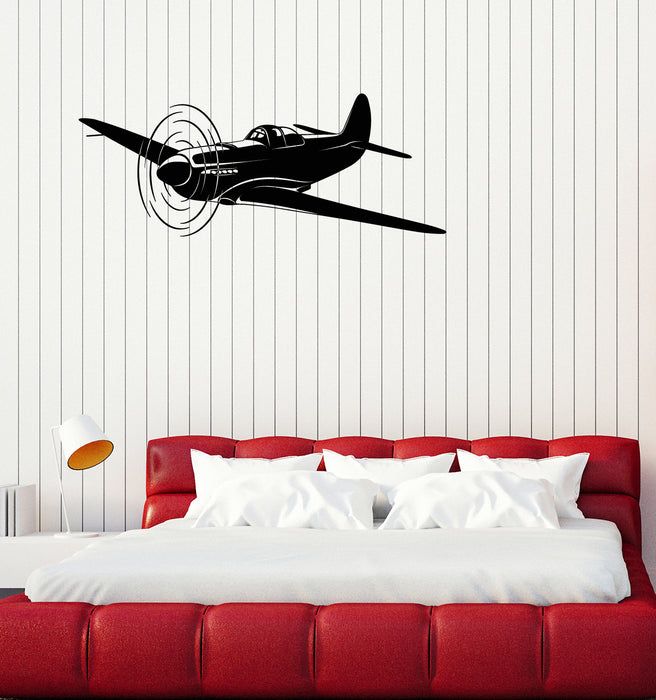 Vinyl Wall Decal Aircraft Plane Aviation Pilot Sky Child Room Stickers Mural (g2230)