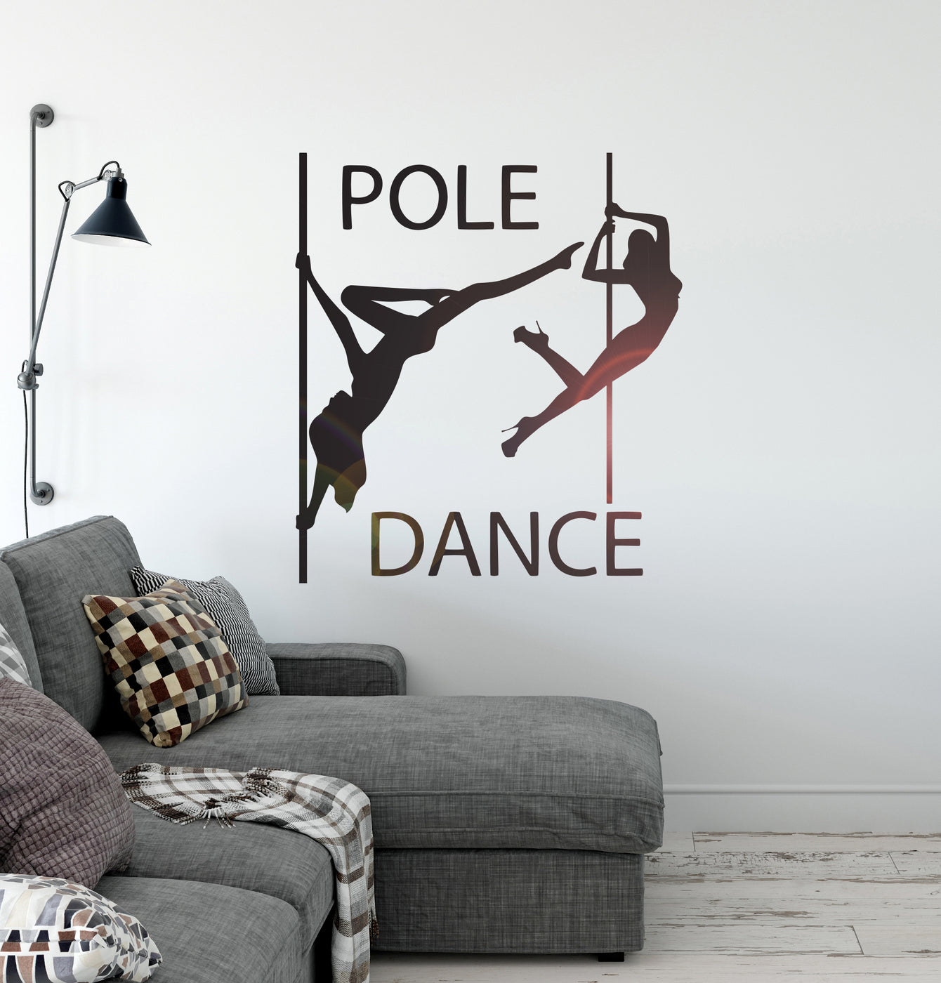 Wall Stickers Vinyl Decal Pole Dance Sexy Girls With No Clothes Passio — Wallstickers4you