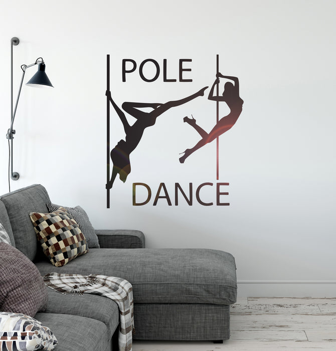 Wall Stickers Vinyl Decal Pole Dance Sexy Girls with No Clothes Passio Wallstickers4you Wall Stickers Vinyl Decal Pole Dance Sexy Girls with No Clothes Passio Wallstickers4you