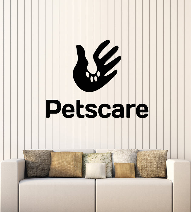 Vinyl Wall Decal Pets Care Home Animals Nursery Decor Vet Clinic Stickers Mural (g6421)