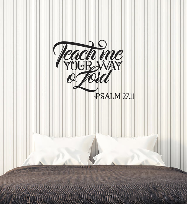 Vinyl Wall Decal Psalm Quote Religion Prayer Room Interior Art Stickers Mural (ig5947)