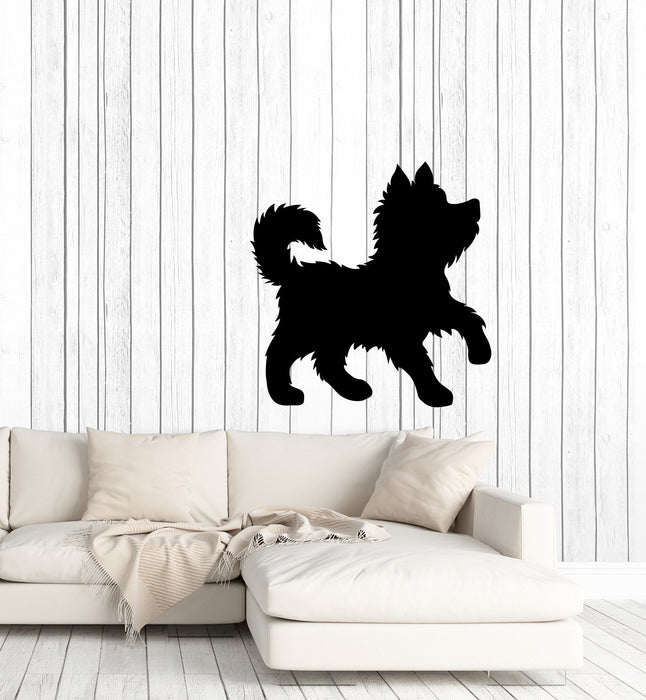 Vinyl Wall Decal Puppy Dog Pet Salon Animal Veterinary Art Decor Stickers Mural (ig5551)