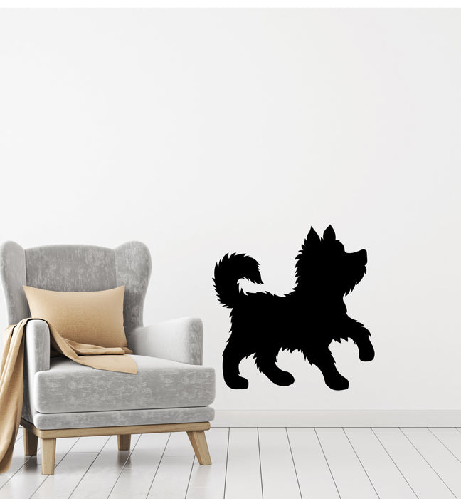Vinyl Wall Decal Puppy Dog Pet Salon Animal Veterinary Art Decor Stickers Mural (ig5551)