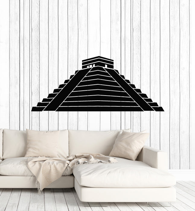 Vinyl Wall Decal Ancient Architecture Mayan Aztec Pyramids Stickers Mural (g5173)
