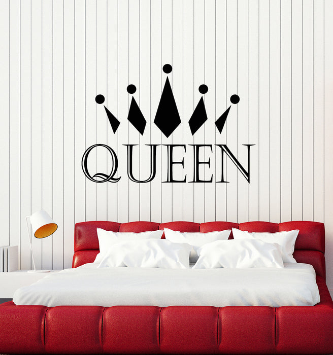 Vinyl Wall Decal Queen Crown Beauty Salon Spa Decoration Stickers Mural (g4834)