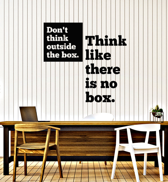 Vinyl Wall Decal Motivation Office Quote Inspirational  Words Room Art Decor Stickers Mural (g1624)