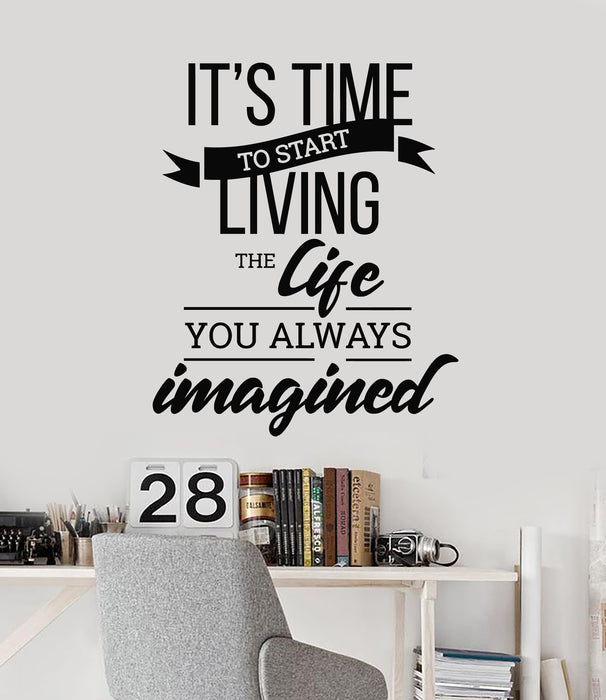 Vinyl Wall Decal Motivational Quote Typographic Words Home Decor Idea Stickers Mural (g2551)