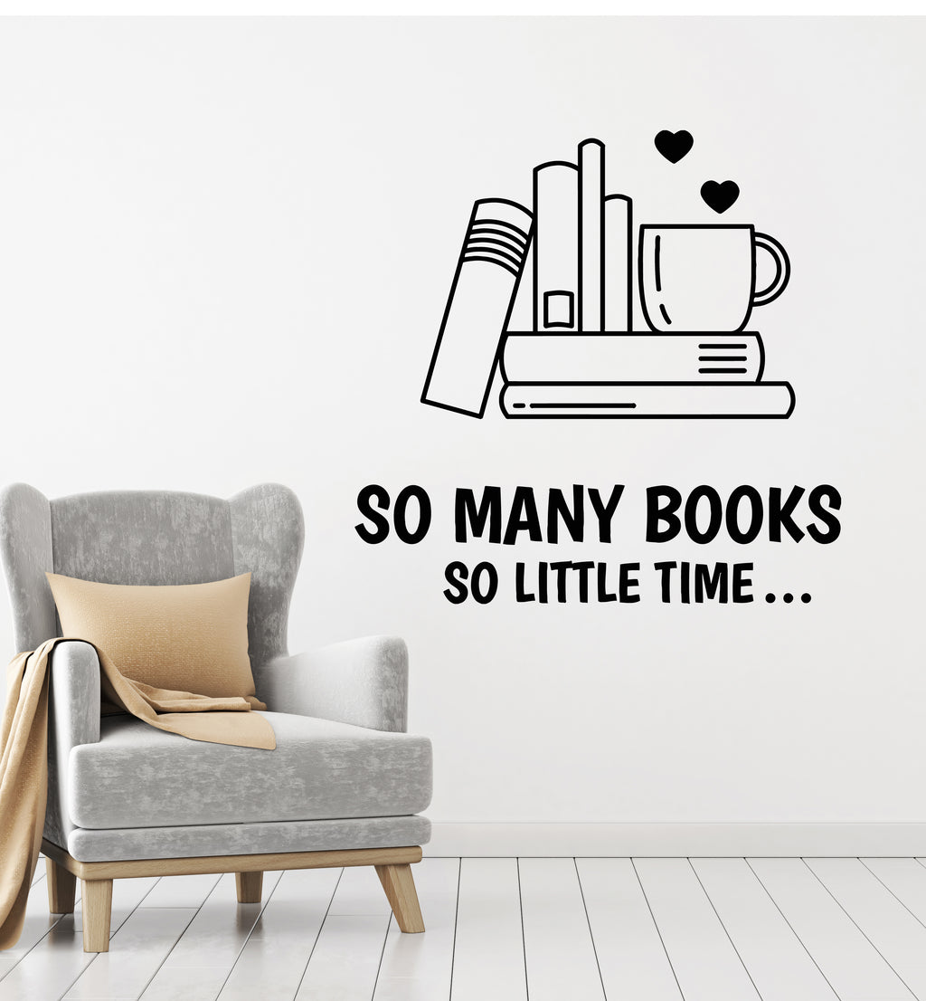 Book And Library Decals — Wallstickers4you