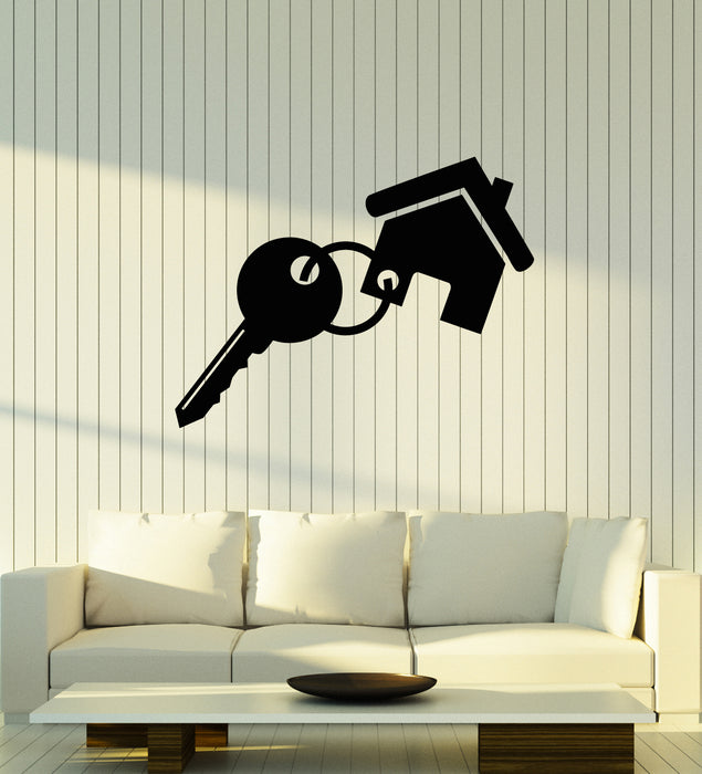 Vinyl Wall Decal Real Estate Rent Home Agency Broker Stickers Mural (g2550)