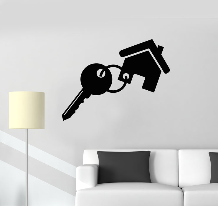 Vinyl Wall Decal Real Estate Rent Home Agency Broker Stickers Mural (g2550)