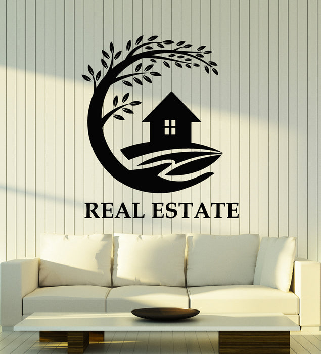 Vinyl Wall Decal Rent Realtor Real Estate Agency House Home Stickers Mural (g5447)