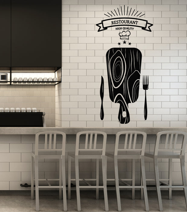 Vinyl Wall Decal Restaurant High Quality Kitchen Spoon Fork Stickers Mural (g6300)