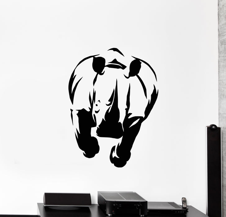 Vinyl Wall Decal Rhino African Animal Tribal Rhinoceros Zoo Decor Stickers Mural (g2009)