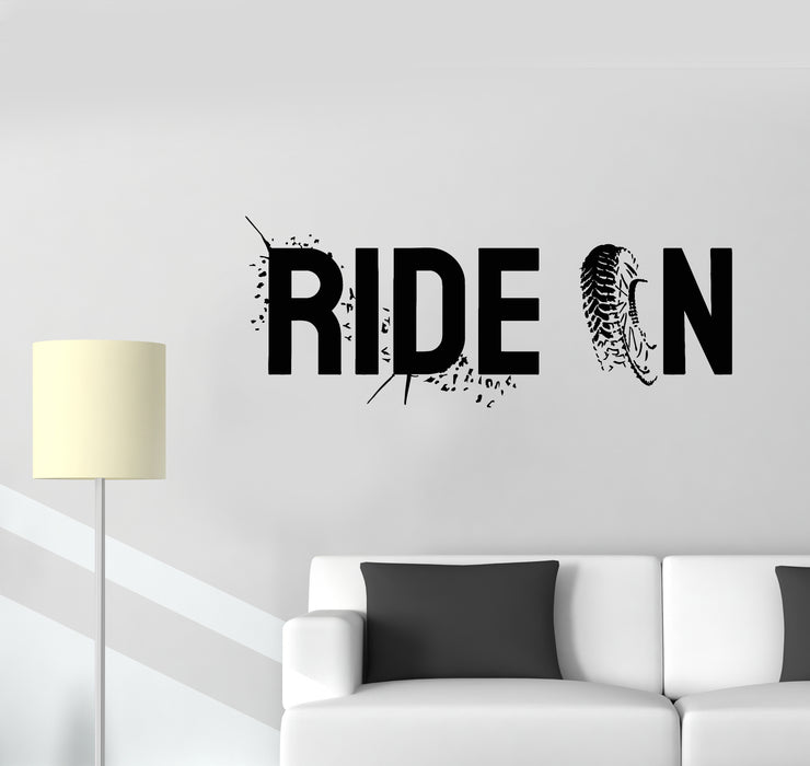 Vinyl Wall Decal Racing Ride On Garage Decor Auto Service Stickers Mural (g4268)