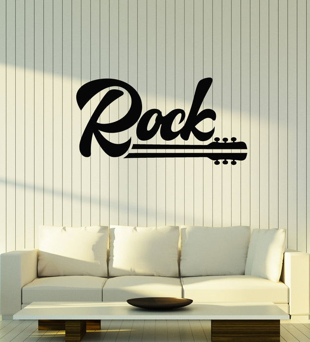 Vinyl Wall Decal Abstract Guitar Music Concert Rock Band Stickers Mural (g4356)