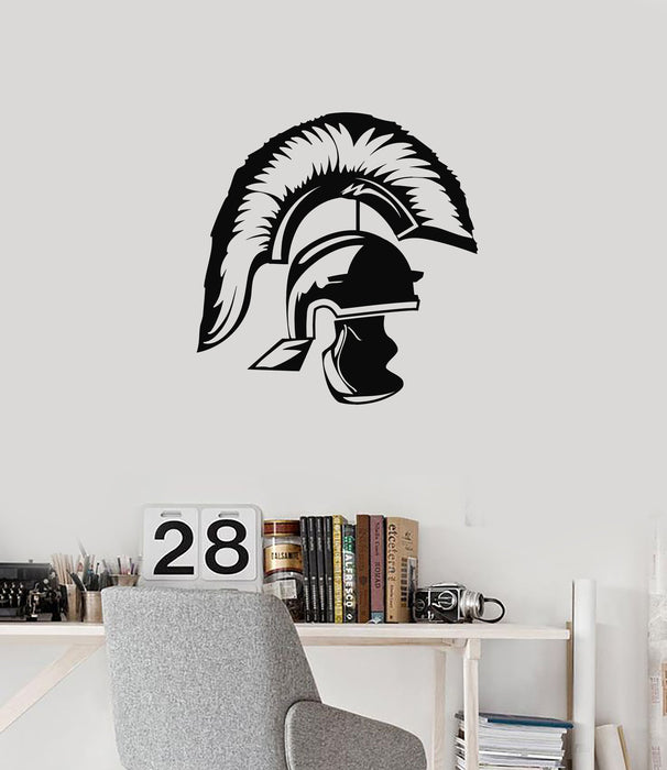 Vinyl Wall Decal Helmet Roman Warrior Ancient Rome Roman Empire Stickers Mural (ig5346)