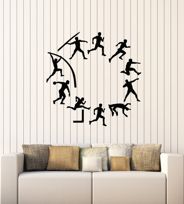 Vinyl Wall Decal Kind Of Sports Running Sport School Gym Stickers Mural (g4388)