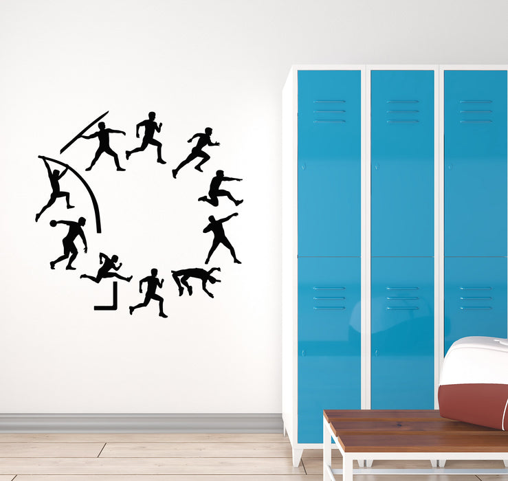 Vinyl Wall Decal Kind Of Sports Running Sport School Gym Stickers Mural (g4388)