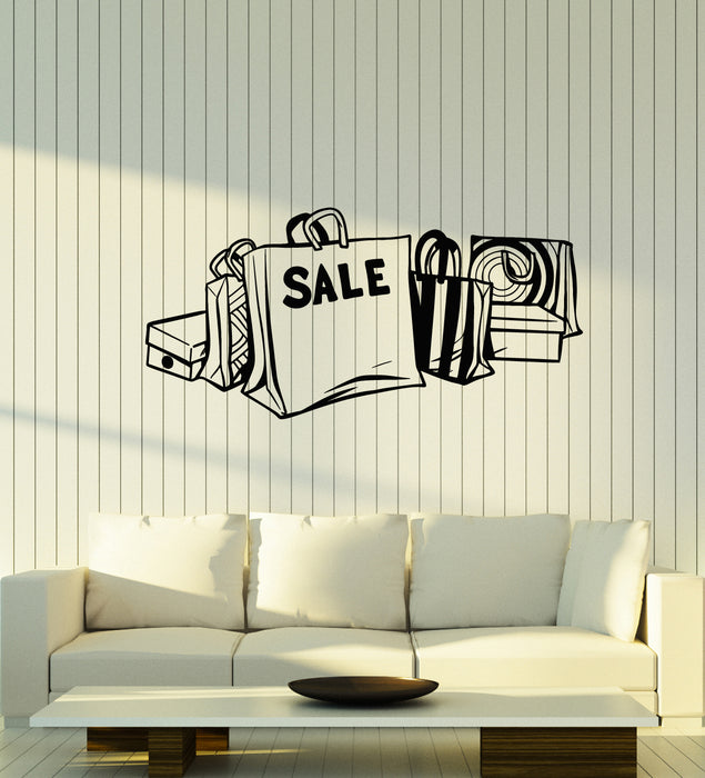 Vinyl Wall Decal Shopping Sale Fashion Clothing Shop Store Stickers Mural (g3925)