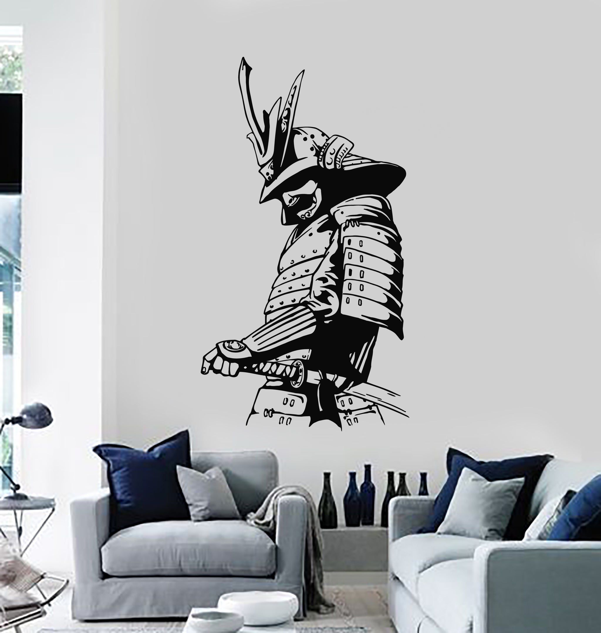 Custom Samurai Stickers And Wall Decals — Wallstickers4you