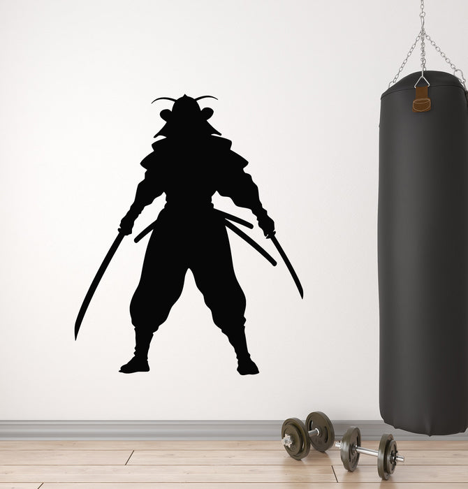 Vinyl Wall Decal Samurai Japanese Warrior Fighter Ronin Catana Stickers Mural (g2801)
