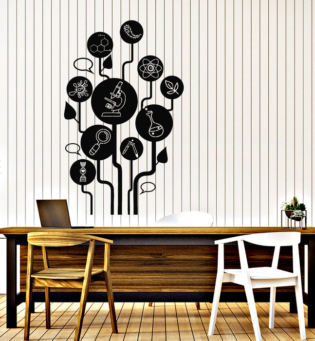 Vinyl Wall Decal Chemistry Science School Chemical Lab Classroom Stickers Mural (g4562)
