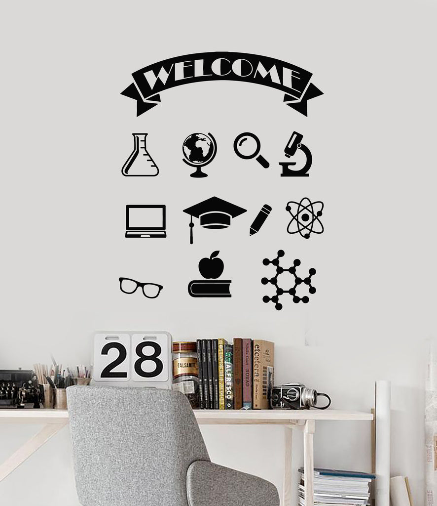 Weekly Agenda Vinyl Decal Classroom Decor Teacher Decal Whiteboard