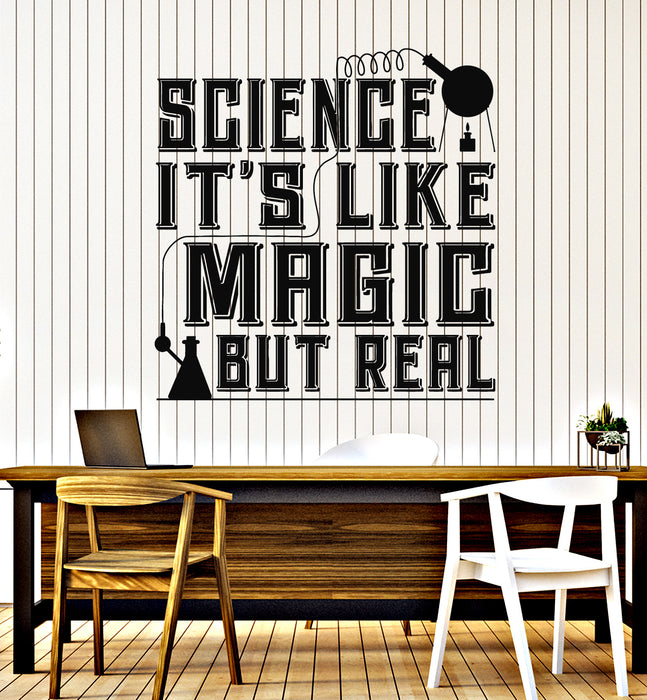 Vinyl Wall Decal Science Quote Phrase School Art Class Room Stickers Mural (g7878)