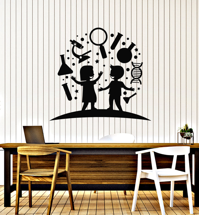 Vinyl Wall Decal Children School Classroom Picture Science Room Stickers Mural (g6518)