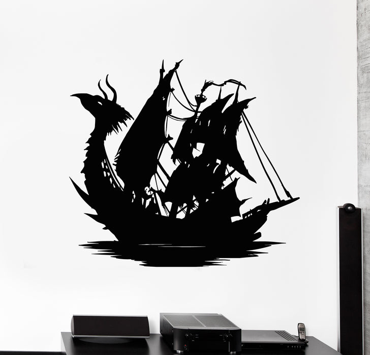 Vinyl Wall Decal Ancient Sea Ship Ocean Sail Decoration Stickers Mural (g5099)