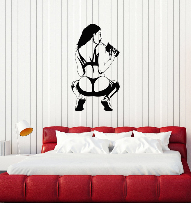 Vinyl Wall Decal Sexy Woman Girl Ass Adult Decor Interior Art Stickers Mural (ig5768)