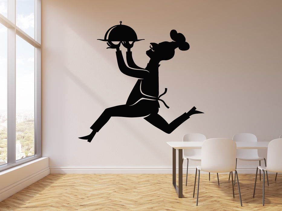 Vinyl Wall Decal Kitchen Cooking Cuisine Food Chef Decor Stickers Mural (g5968)