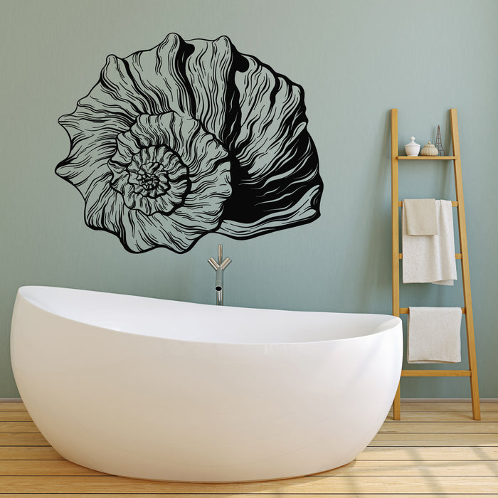 Vinyl Wall Decal Ocean Marine Shells Marine Bathroom Decor Stickers Mural (g5698)