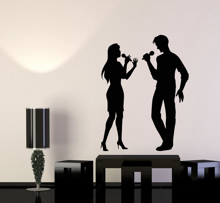 Vinyl Wall Decal Singers Artist Musical Performance Interior Stickers Mural (g6008)