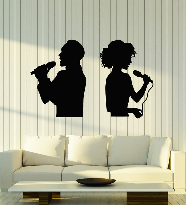 Vinyl Wall Decal Singers Artist Musical Art Karaoke Interior Stickers Mural (g6323)