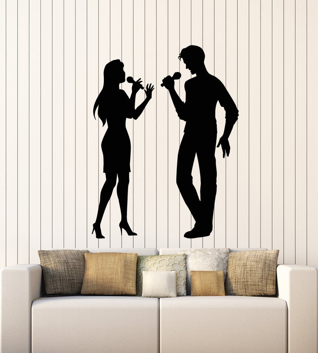 Vinyl Wall Decal Singers Artist Musical Performance Interior Stickers Mural (g6008)