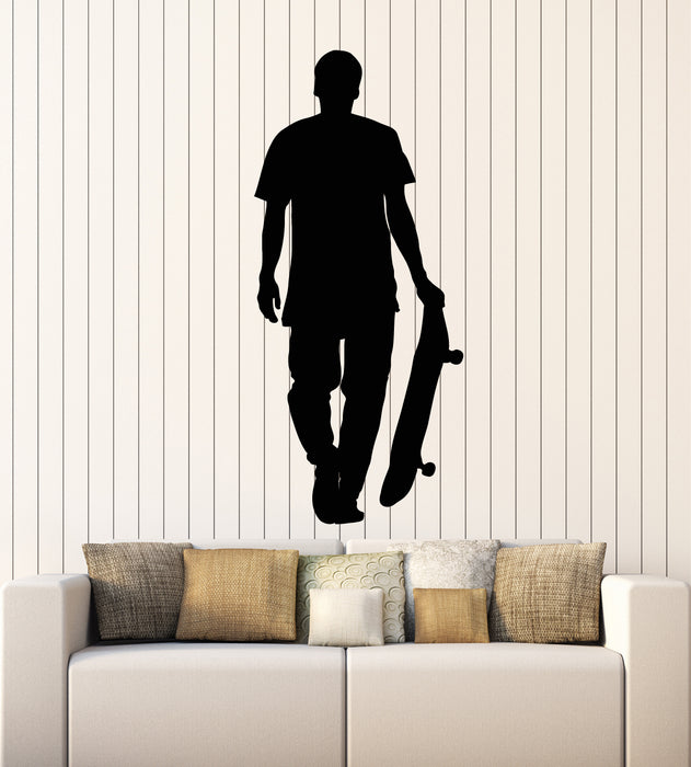 Vinyl Wall Decal Skateboard Skateboarding Teenage Room Sport Stickers Mural (g7260)