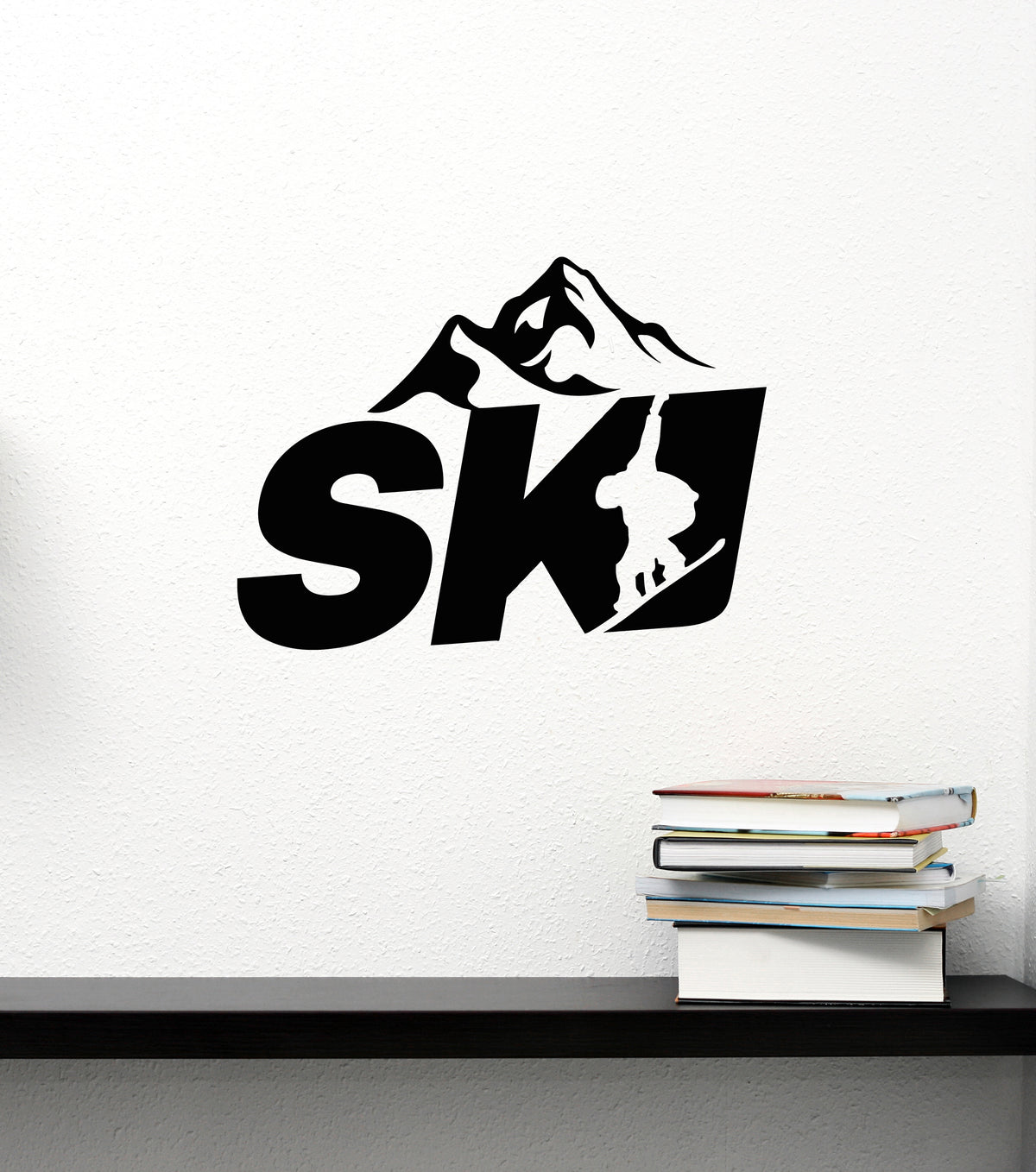 Vinyl Wall Decal Winter Sport Ski Mountain Extreme Sport Freestyle Sti