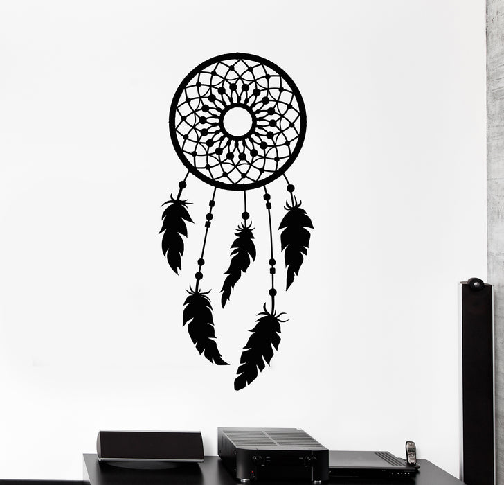 Vinyl Wall Decal Dream Catcher Talisman Ornament Bedroom Decor Stickers Mural (g410)