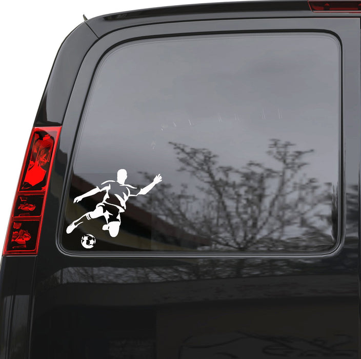 Auto Car Sticker Decal Soccer Player Man Sports Fan Truck Laptop Window 6.1" by 5" Unique Gift ig4941c