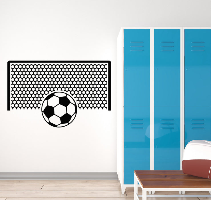 Vinyl Wall Decal Soccer Ball Sports Fan Gate Team Game Kids Room Stickers Mural (g1372)