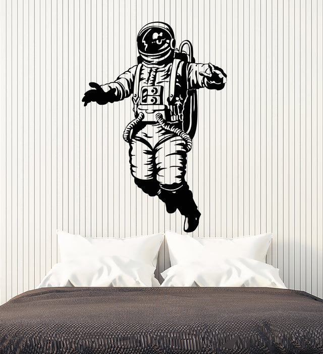 Vinyl Wall Decal Space Cartoon Astronaut Costume Spaceman Stickers Mural (g6589)