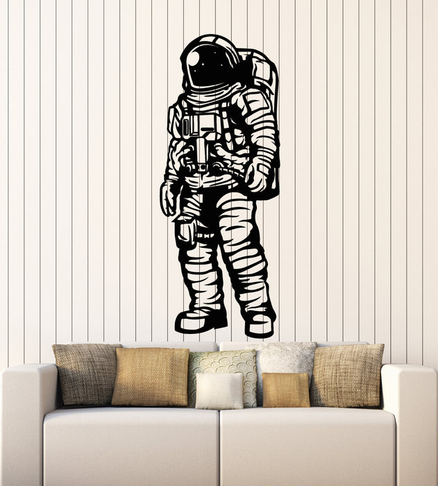 Vinyl Wall Decal Astronaut Costume Spaceman Space Child Room Stickers Mural (g4794)