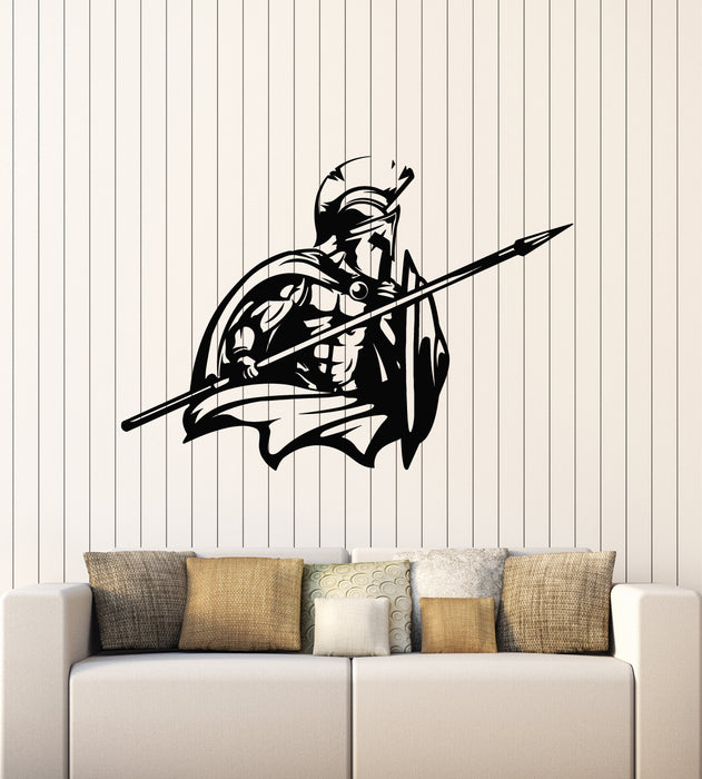 Vinyl Wall Decal  Spartan Soldier Warrior Military Ancient Greece Stickers Mural (g4930)