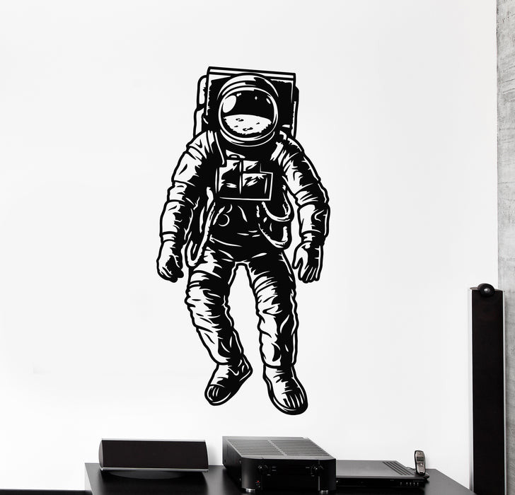Vinyl Wall Decal Space Cosmonaut Suit Astronaut Stickers Mural (g820)