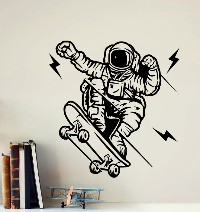 Vinyl Wall Decal Spaceman Astronaut Suit Space Interior Kids Room Stickers Mural (g6863)